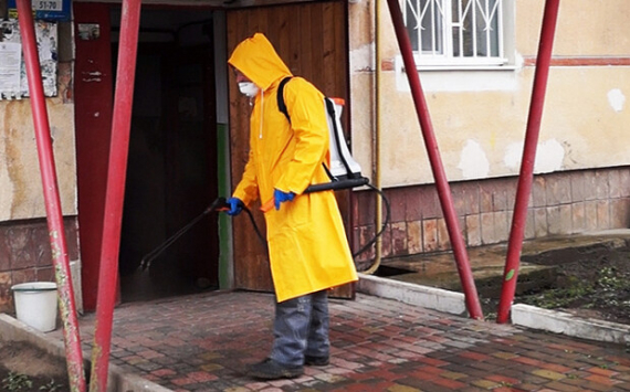 В Ульяновской области проводится дезинфекция мест общего пользования в многоквартирных домах